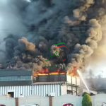 اطفاءحریق کاله باتمام قوا