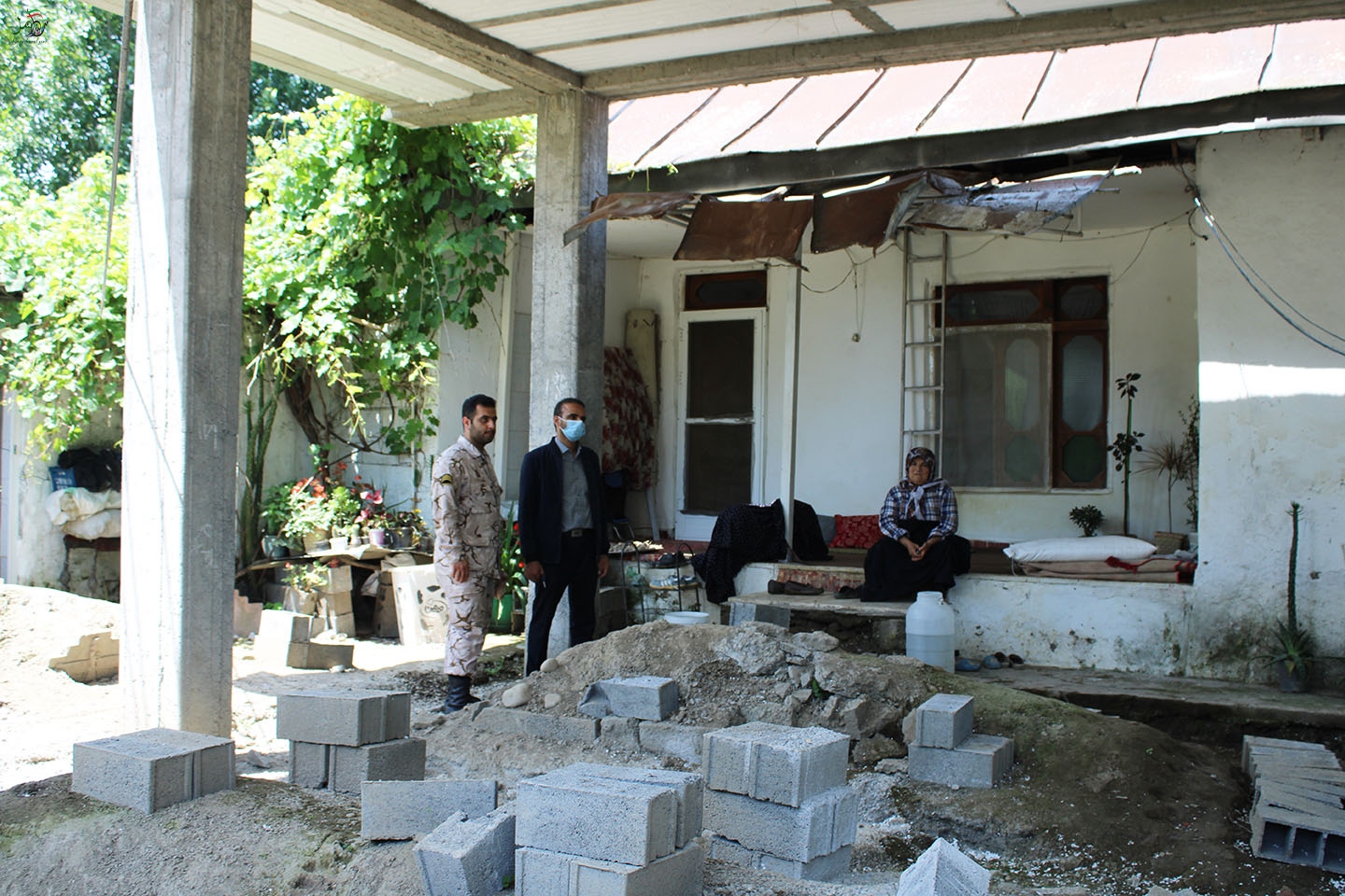 ساخت ۲ خانه محروم در روستای زاغده آمل