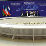 امضاءبیانیه مشترک ایران ، روسیه و آذربایجان
