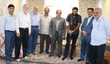 فرماندار شهرستان آمل با جانباز مدافع حرم علی تاجیک دیدار نمود.