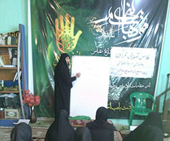 برگزاری کلاس های قرآنی در منطقه محروم دباغچال (امت آباد) کنونی