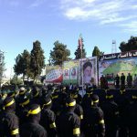 حضور پر صلابت بسیجیان آمل در 5 آذر