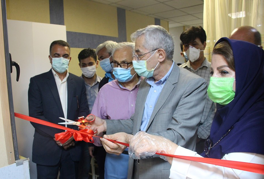 افتتاح بخش ICU تنفسی بیمارستان شمال آمل
