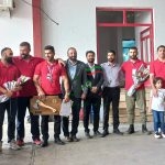 سرخ پوشان آملی نقش خاطره آفریدند